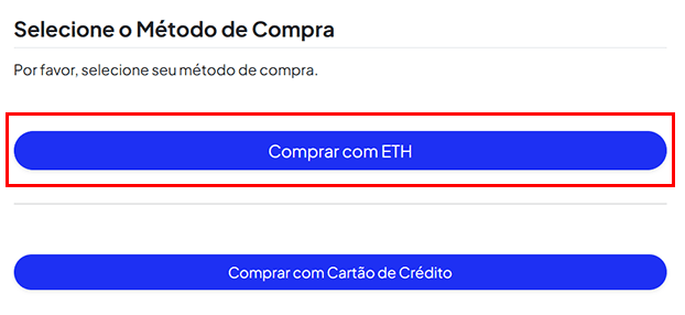 Selecione seu método de compra preferido